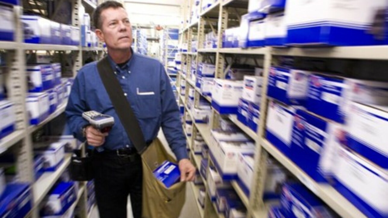 Barcode scanners capture inventory data to Microsoft Dynamics GP systems.